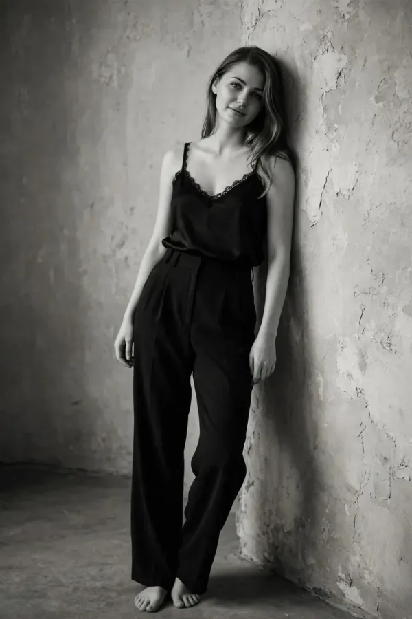 У фактурной штукатурной стены