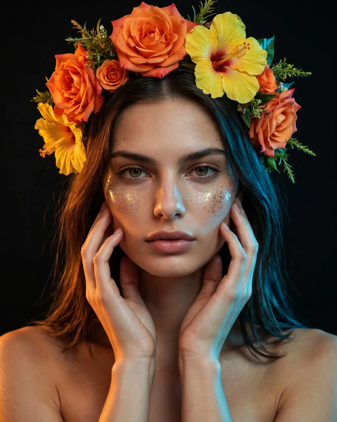 Неоновые цветы