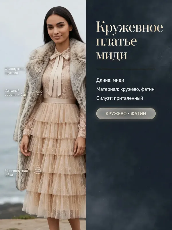Пример карточки товара — инфографика