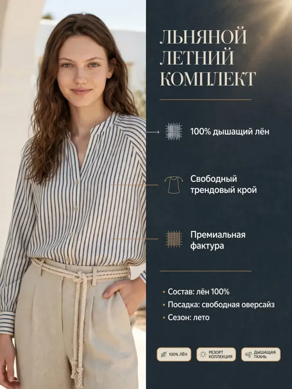 Пример карточки товара — инфографика