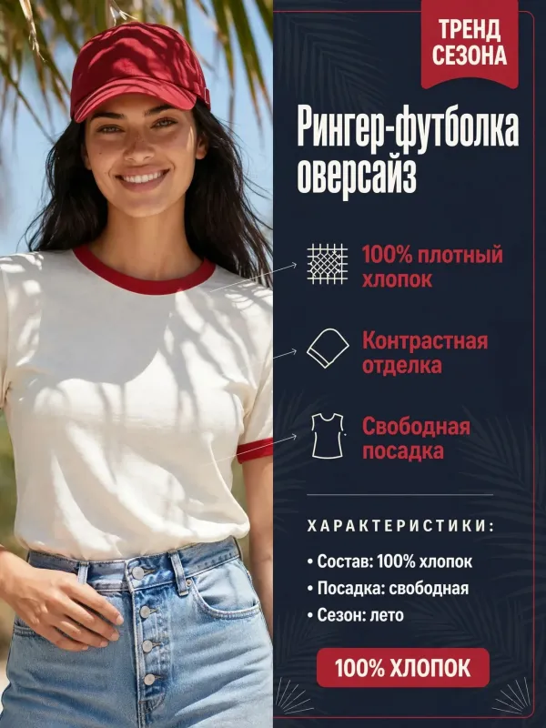 Пример карточки товара — инфографика