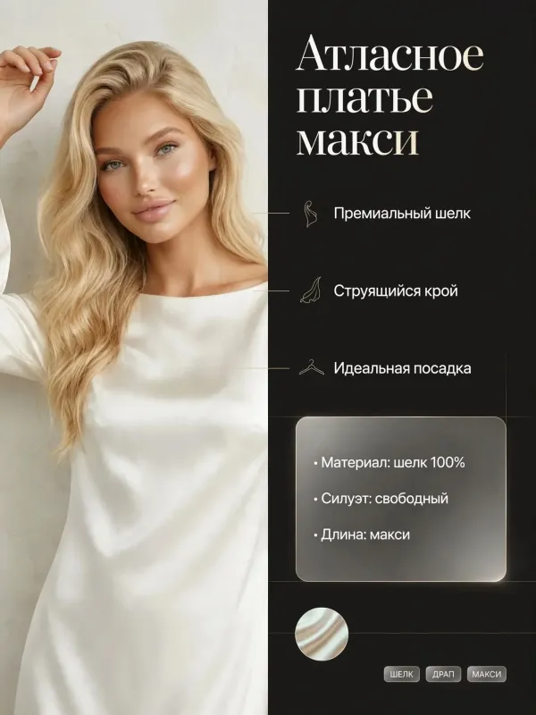 Пример карточки товара — инфографика