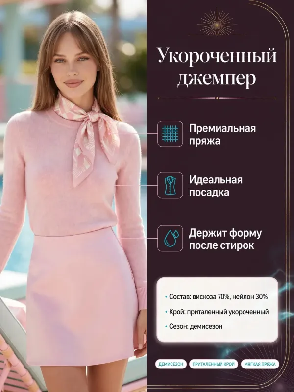Пример карточки товара — инфографика