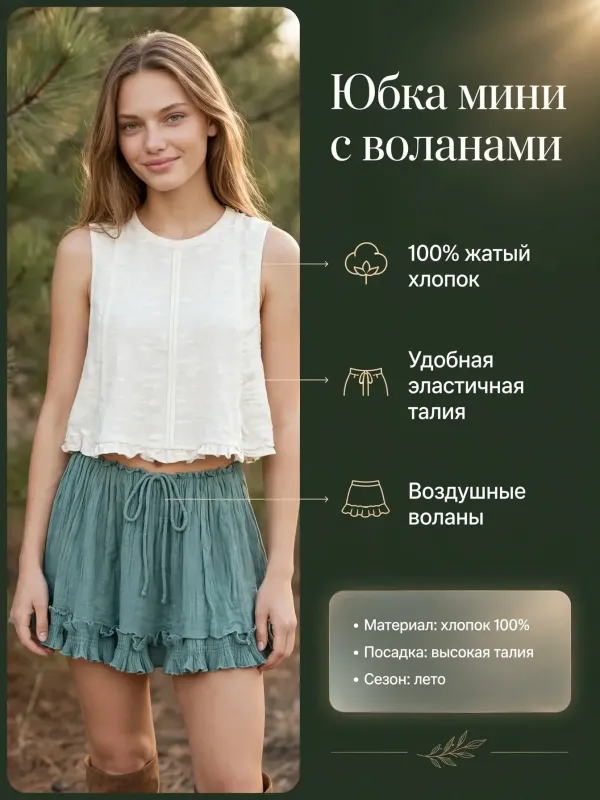 Пример карточки товара — инфографика