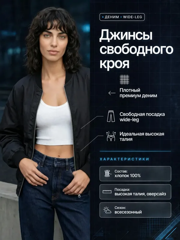 Пример карточки товара — инфографика