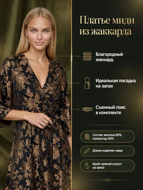 Пример карточки товара — инфографика