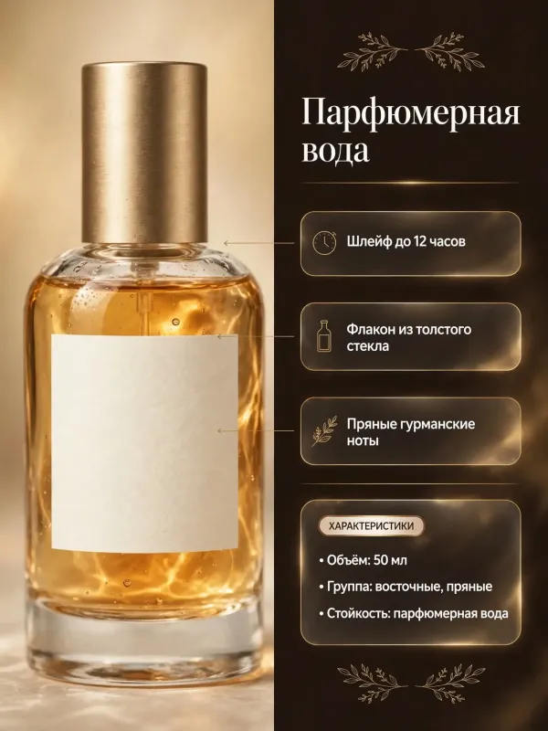 Пример карточки товара — инфографика