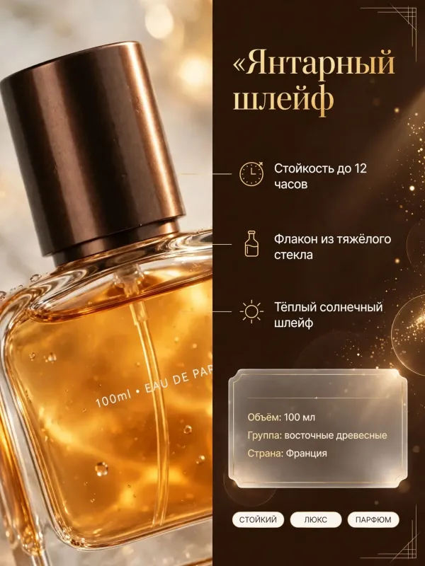 Пример карточки товара — инфографика