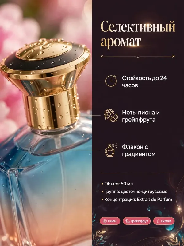 Пример карточки товара — инфографика