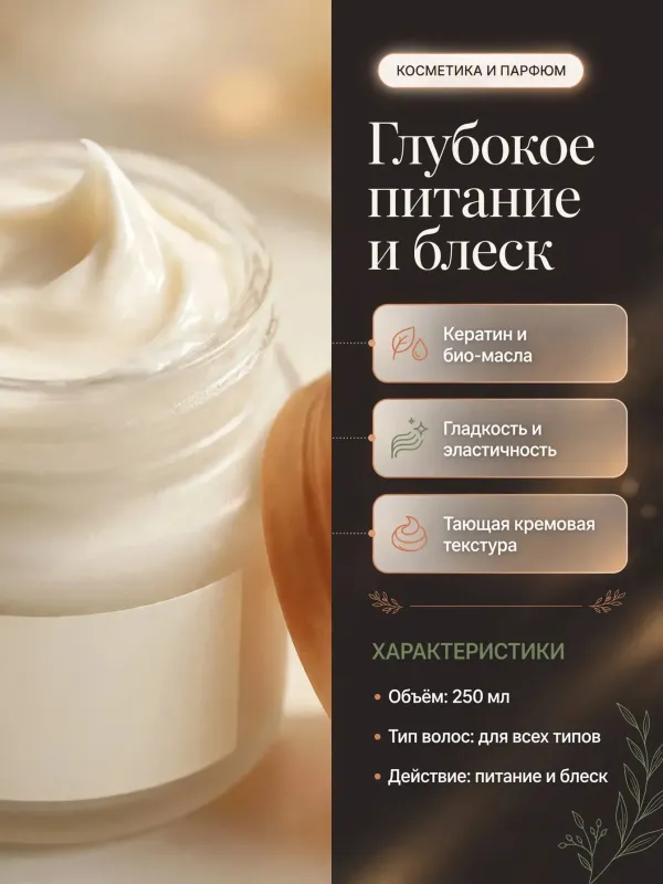 Пример карточки товара — инфографика