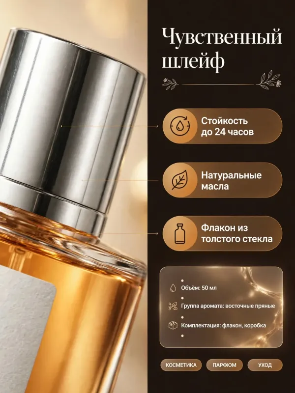 Пример карточки товара — инфографика