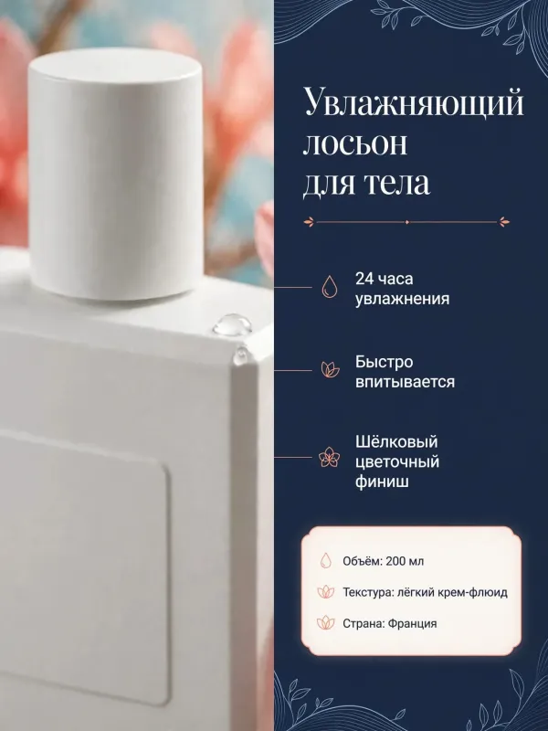 Пример карточки товара — инфографика