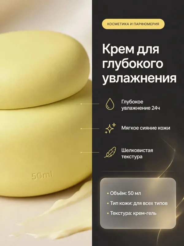 Пример карточки товара — инфографика
