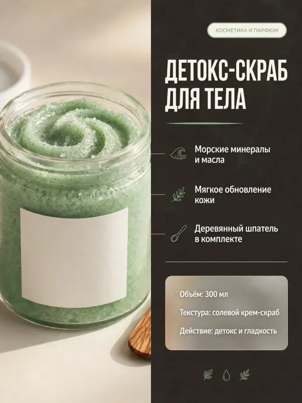 Пример карточки товара — инфографика