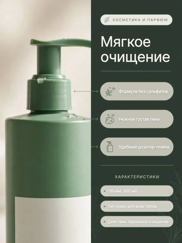 Пример карточки товара — инфографика