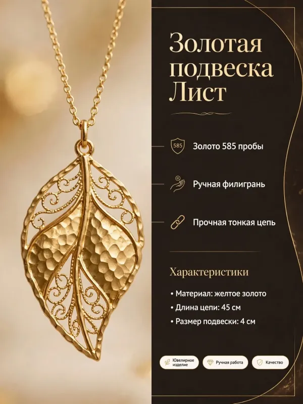 Пример карточки товара — инфографика