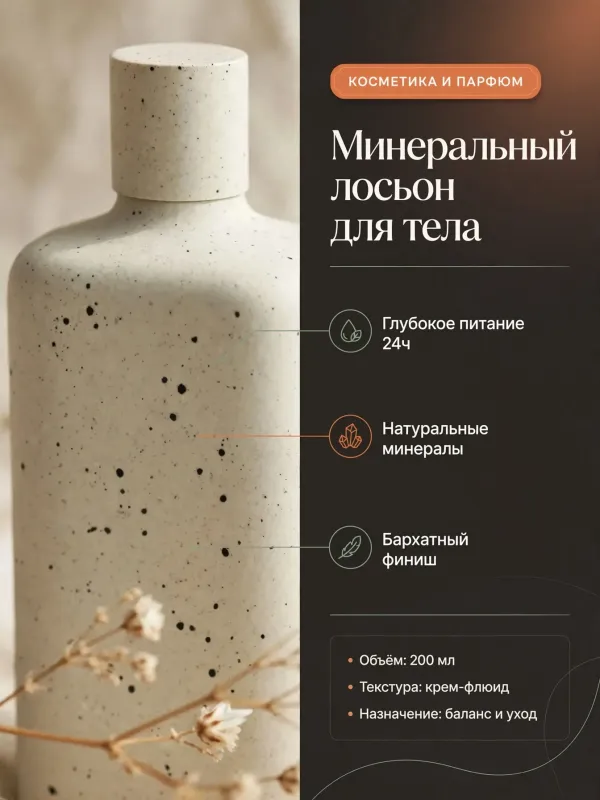 Пример карточки товара — инфографика