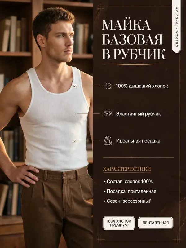 Пример карточки товара — инфографика