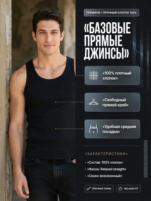 Пример карточки товара — инфографика