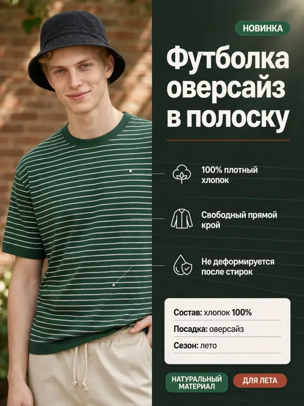 Пример карточки товара — инфографика