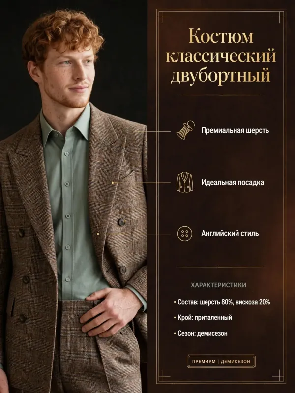 Пример карточки товара — инфографика