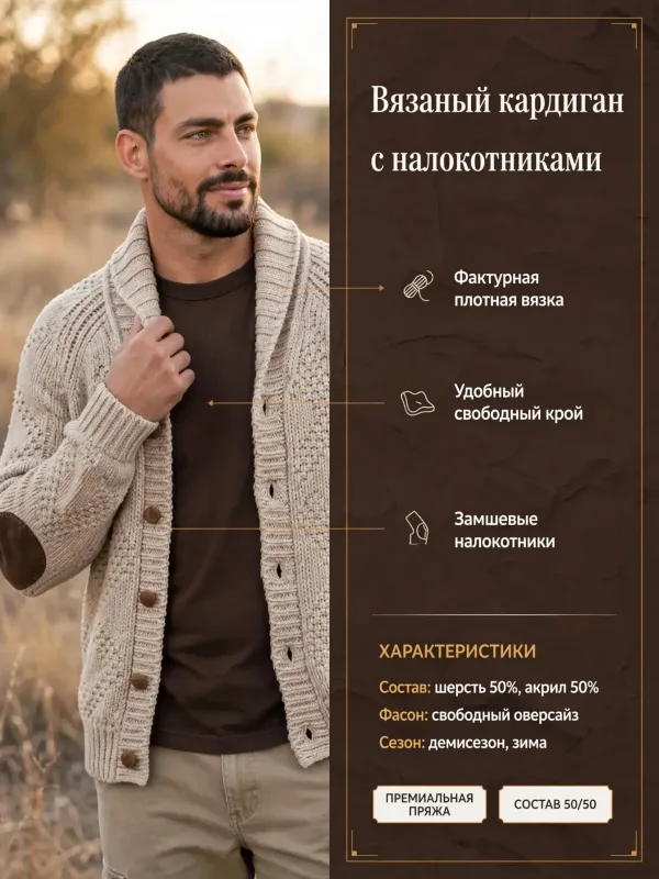 Пример карточки товара — инфографика