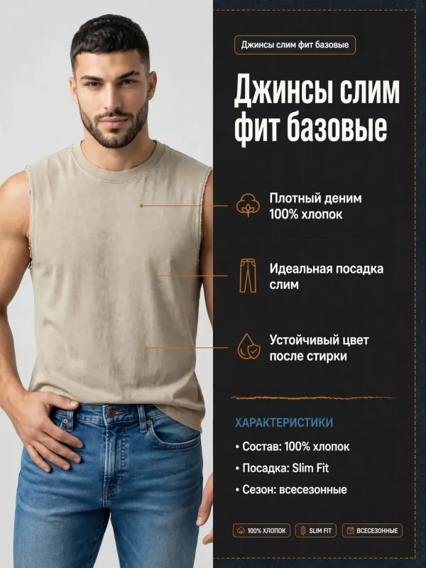 Пример карточки товара — инфографика