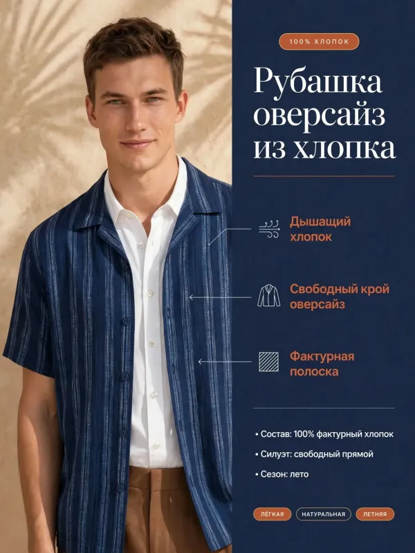 Пример карточки товара — инфографика