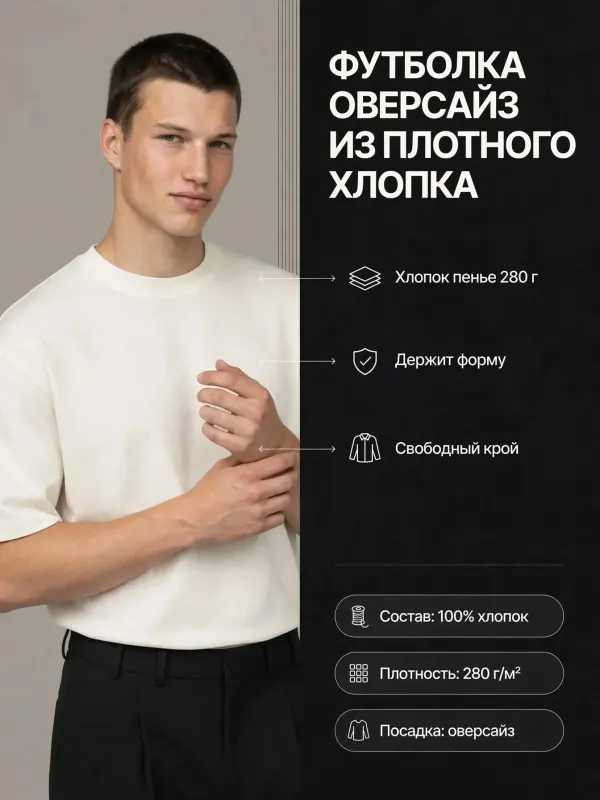 Пример карточки товара — инфографика