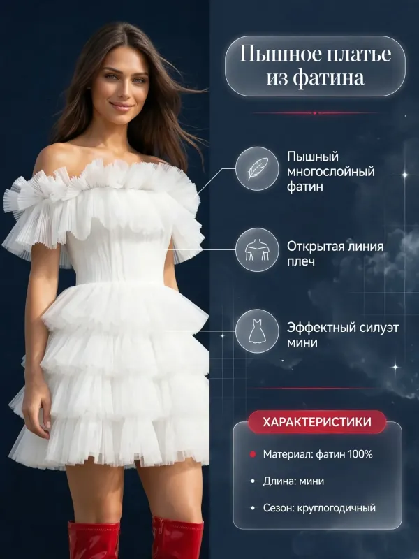 Пример карточки товара — инфографика