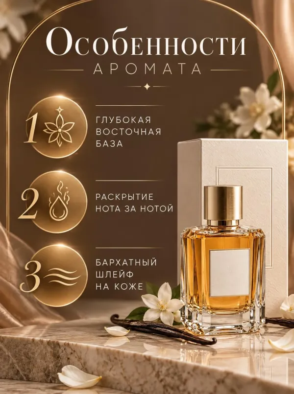 Карточка товара в стиле «Будуарный люкс» — преимущества