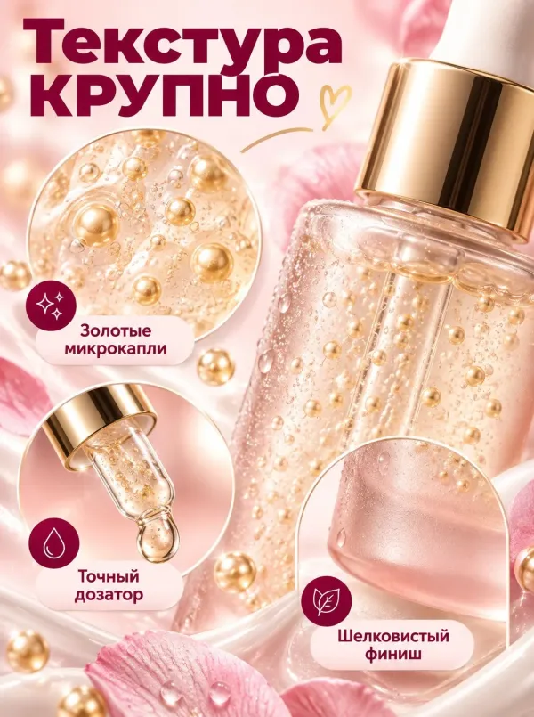 Карточка товара в стиле «Глянцевый спа-гламур» — текстура крупно