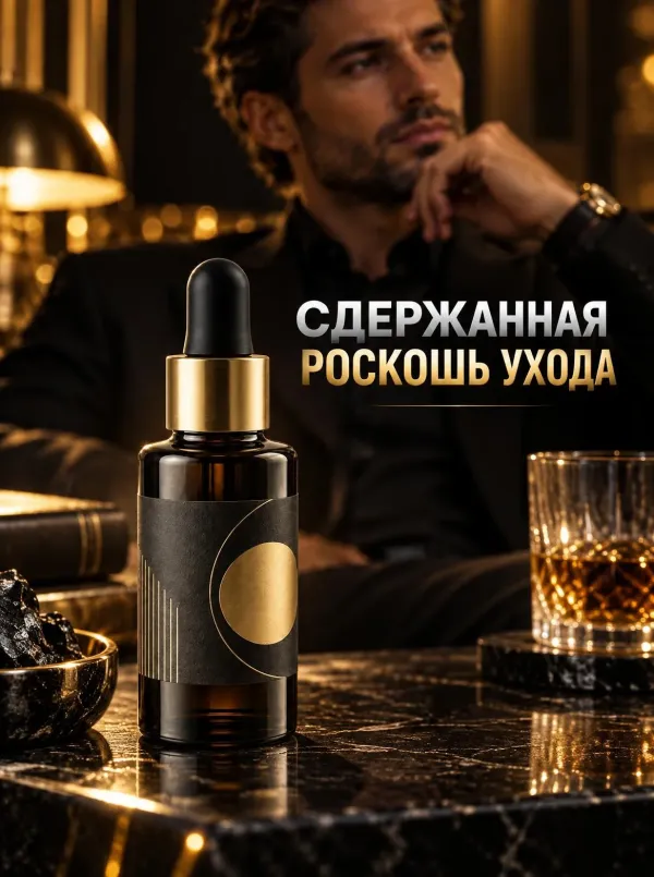 Слайд «Атмосфера» в стиле «Золотой нуар-премиум»
