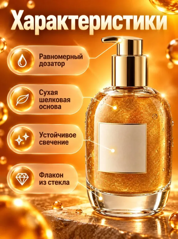 Слайд «Инфографика» в стиле «Солнечный нео-глянец»