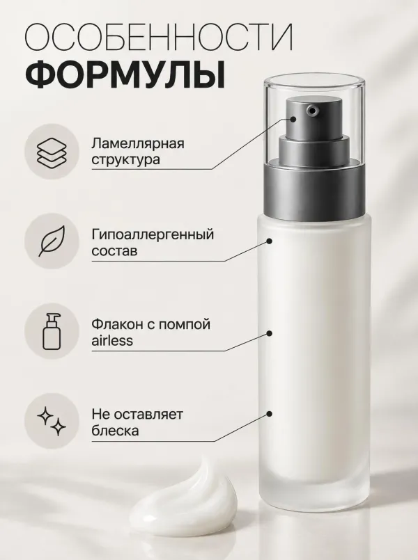 Слайд «Инфографика» в стиле «Клинический минимализм»