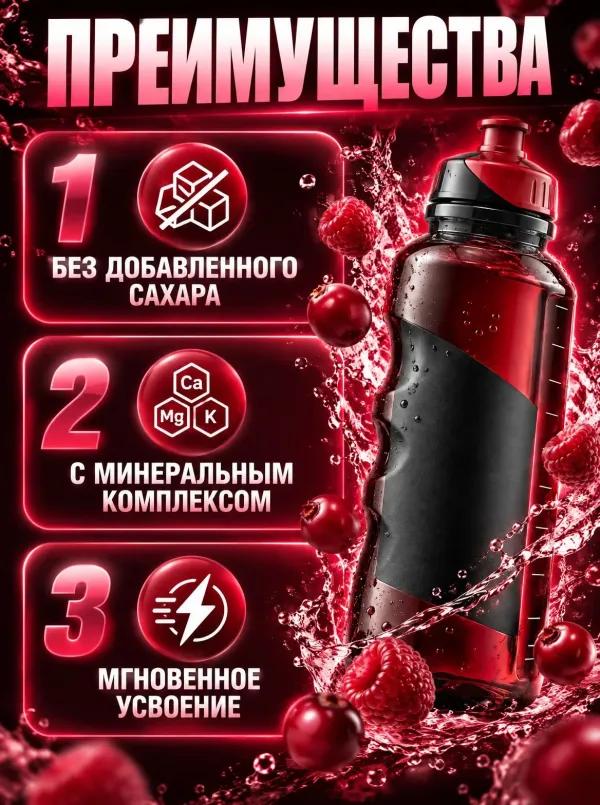 Карточка товара в стиле «Атлетический экшн-глянец» — преимущества