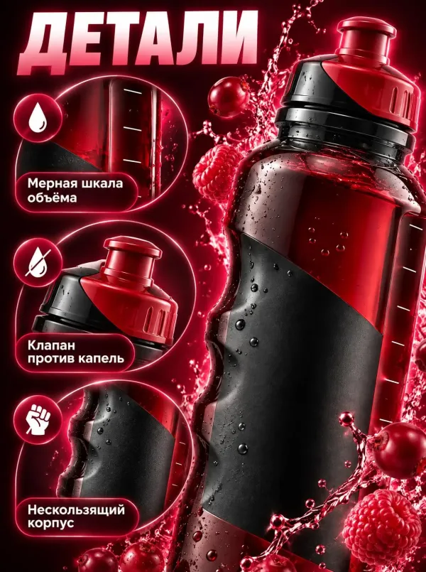 Слайд «Детали» в стиле «Атлетический экшн-глянец»