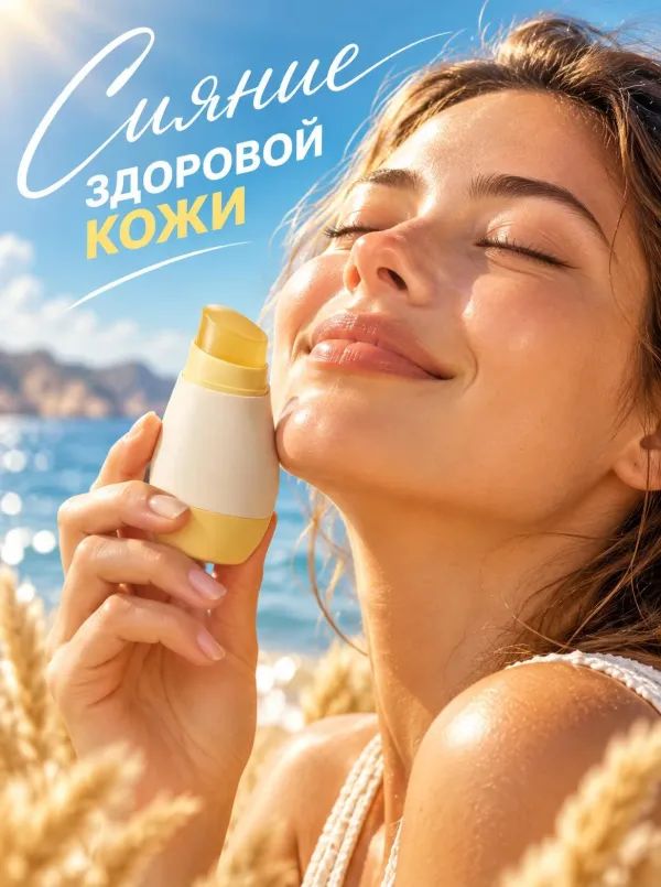 Слайд «Атмосфера» в стиле «Солярный бьюти-глянец»