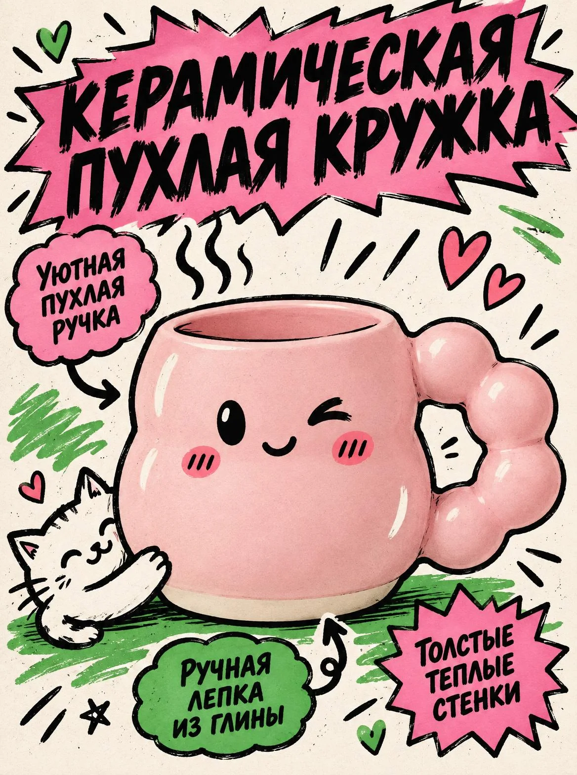 Карточка товара в стиле «Комиксный дудл-арт» — обложка