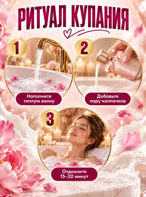 Слайд «Как наносить» в стиле «Флоральный бьюти-глянец»