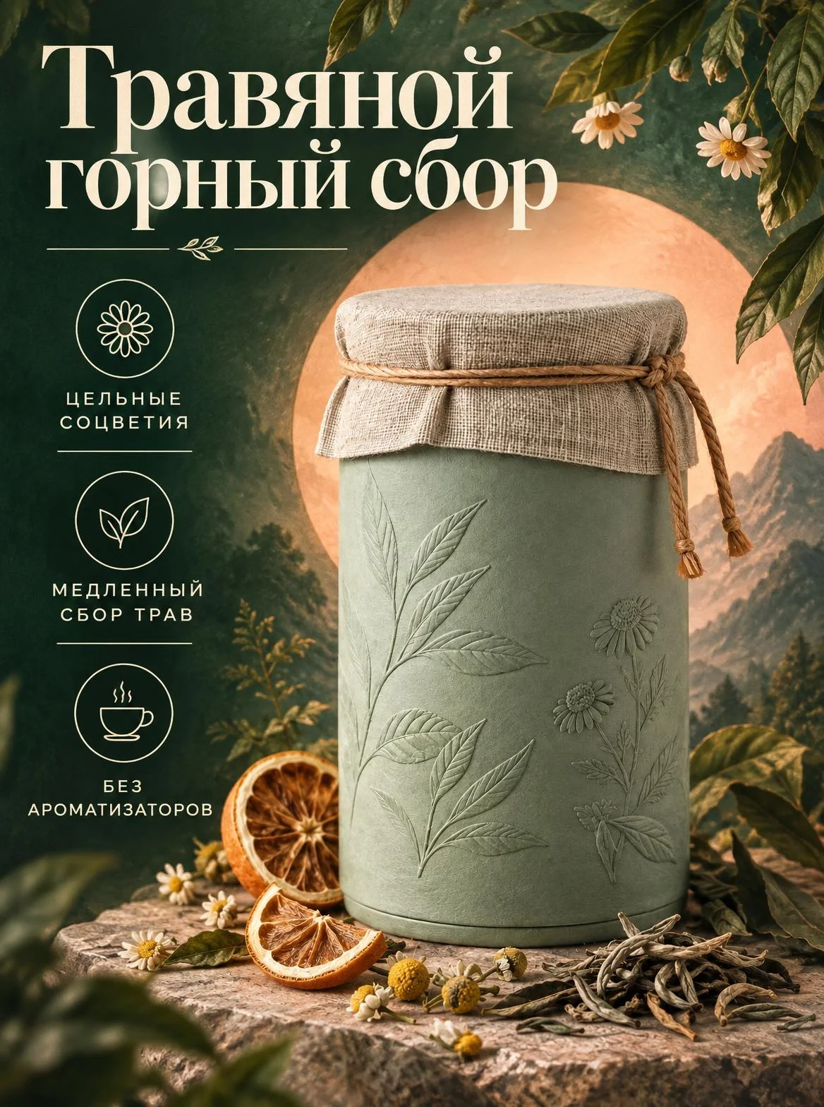 Карточка товара в стиле «Живописный арт-эдиториал» — обложка