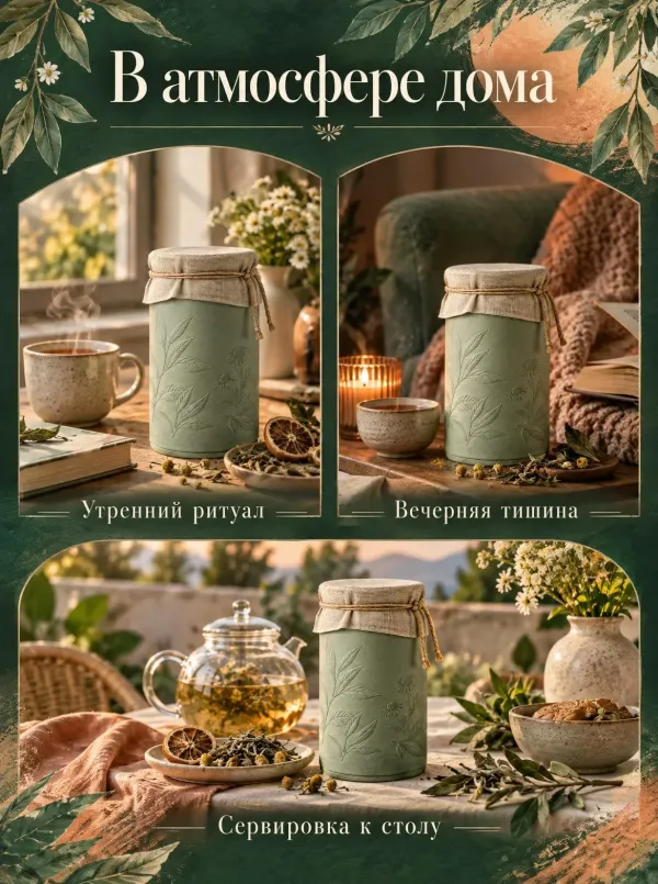 Слайд «Подача» в стиле «Живописный арт-эдиториал»