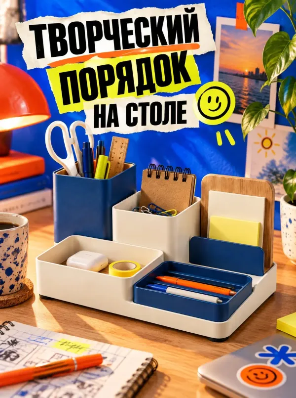 Слайд «Атмосфера» в стиле «Стикерный поп-коллаж»