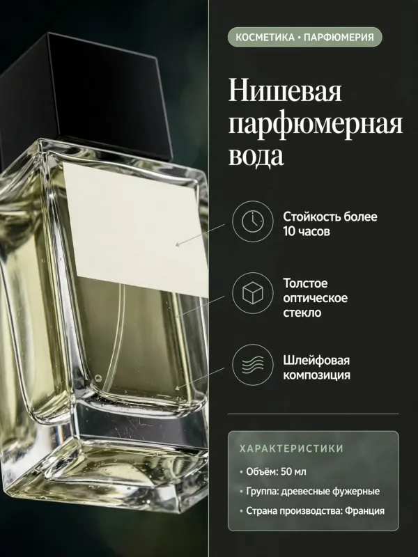 Пример карточки товара — инфографика
