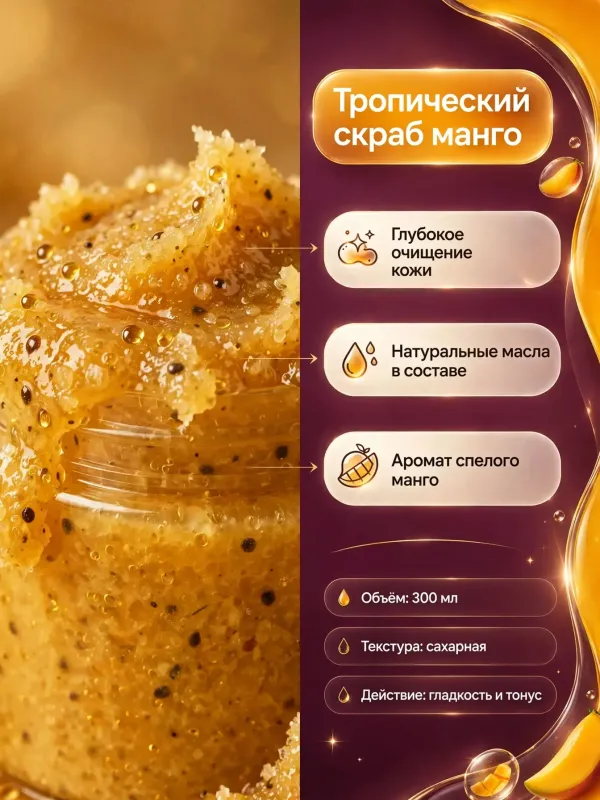 Пример карточки товара — инфографика