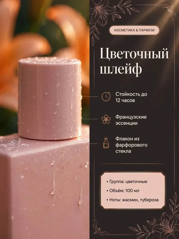 Пример карточки товара — инфографика