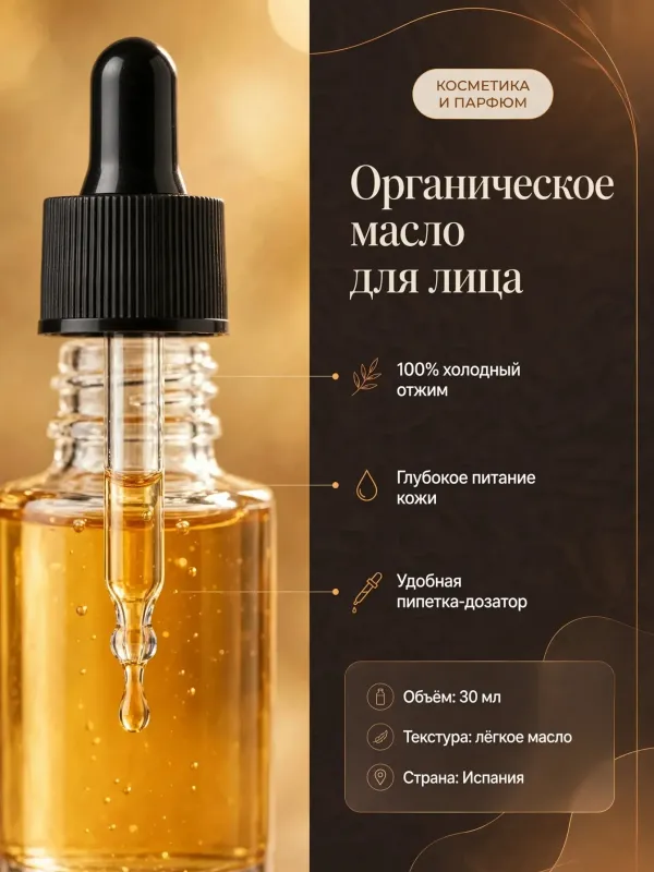 Пример карточки товара — инфографика