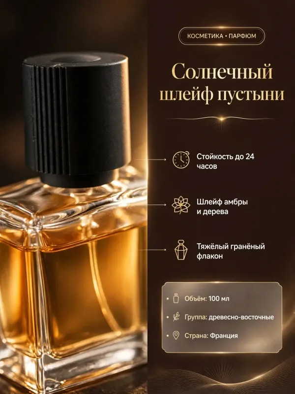Пример карточки товара — инфографика