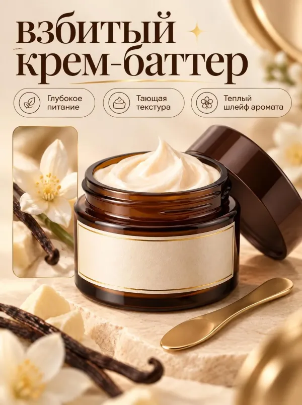 Карточка товара в стиле «Сливочный гурман-люкс» — обложка