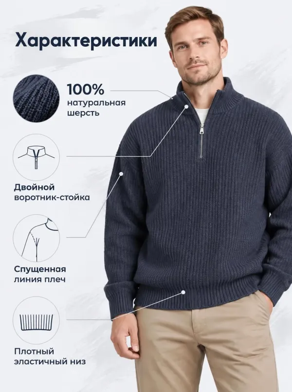 Слайд «Инфографика» в стиле «Скандинавский кэжуал-минимализм»